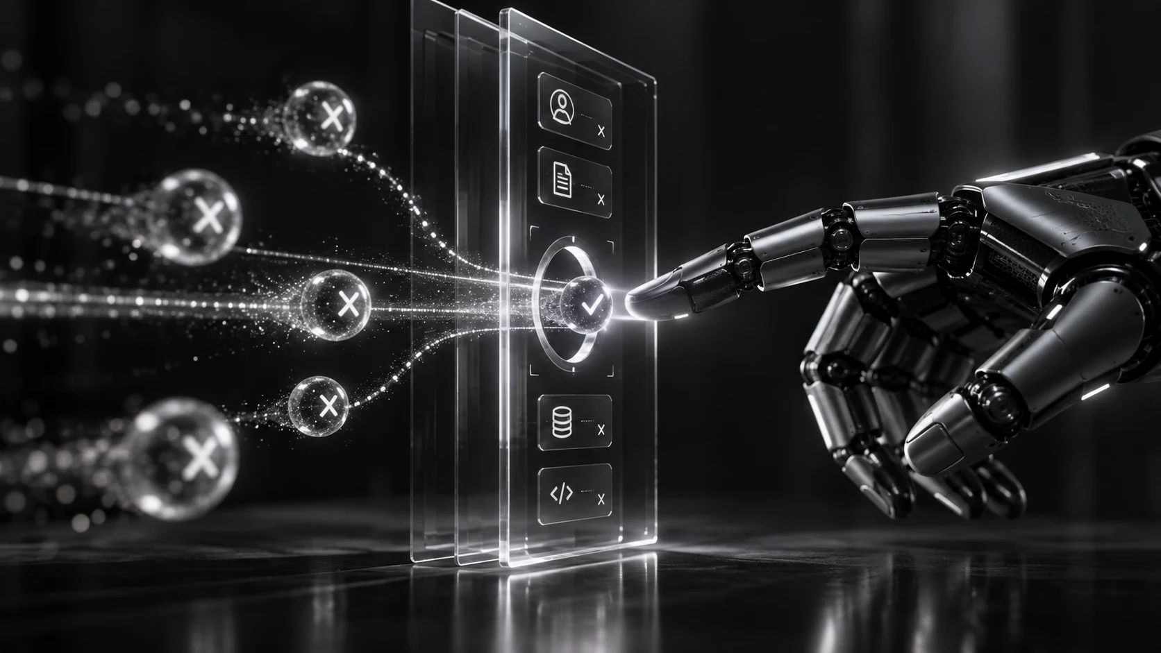 AI Agent Identity Is Not Enough: SMEs Need Runtime Authorization — Nexius Labs visual concept
